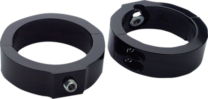 Headwinds 43mm Front Fork Black Motorcycle Turn Signal Mount Kit for Harley