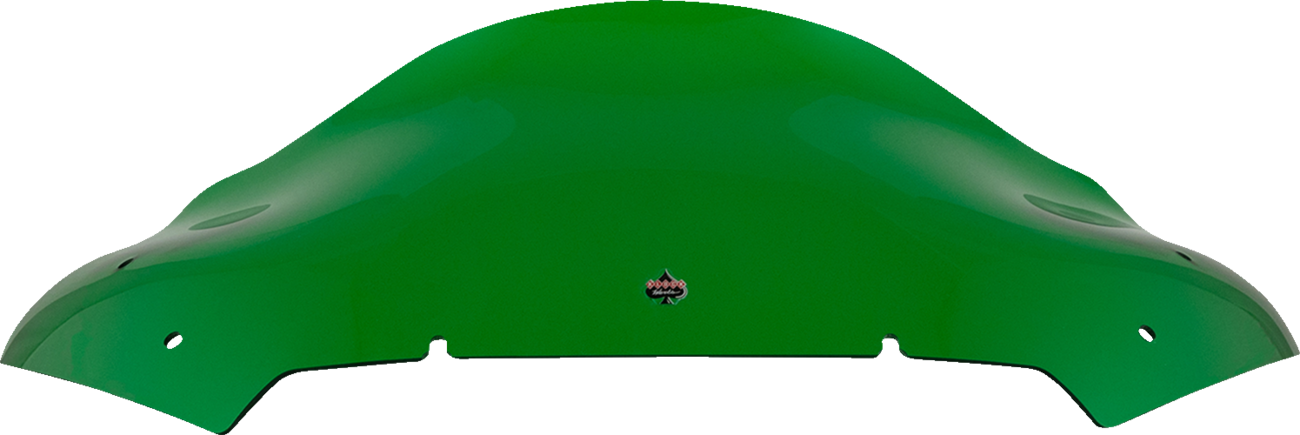 Klock Werks Kolor Flare 10" Green Windshield for 2023-25 Harley Road Glide FLTR