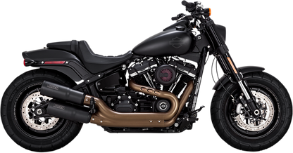 Vance & Hines Black Hi Output M8 Slip on Mufflers fits 2018-2021 Harley Softail