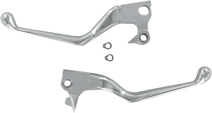 Drag Specialties Wide Blade Chrome Lever Set fits 2004-2013 Harley Sportster XL