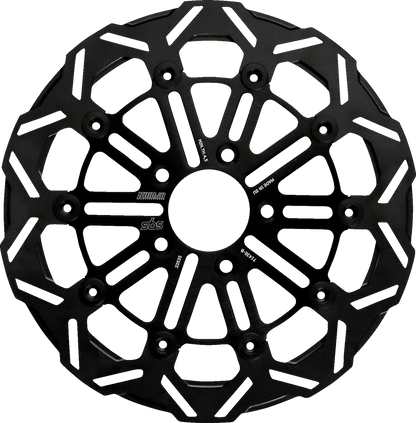 SBS by Kodlin Front 10 Soke Black Floating Brake Rotor for 18-25 Harley Softail