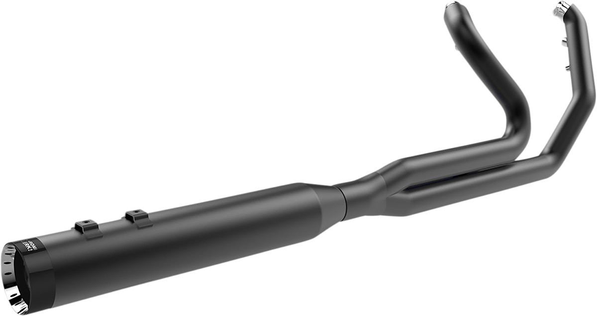 Khrome Werks 2-1 Black Motorcycle Exhaust for 2009-2016 Harley Touring Models