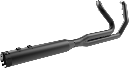 Khrome Werks 2-1 Black Motorcycle Exhaust for 2009-2016 Harley Touring Models
