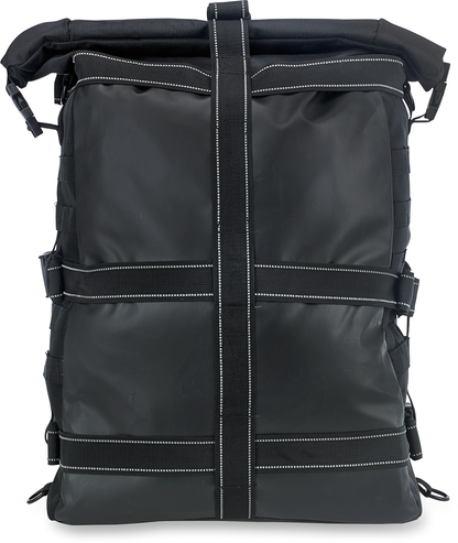 Biltwell Textile Black Exfil-80 Rear Motorcycle Rack Bag for Harley Davidson