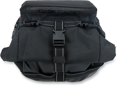 Biltwell Textile Black Exfil-80 Rear Motorcycle Rack Bag for Harley Davidson