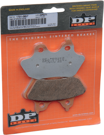 Dp Brakes Sintered Metal Buell Rear Brake Pad Set for 2006-2007 Harley FXSTB