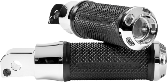 Performance Machine Apex Chrome Passenger Footpegs 2018-2020 Harley Softail FLSL
