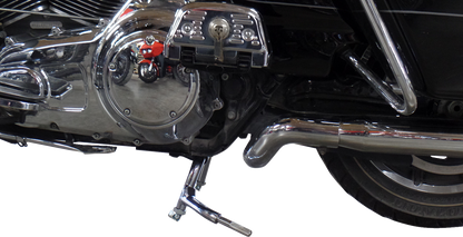 Drag Specialties Chrome Steel Center Kickstand Kit for 2009-2024 Harley Touring