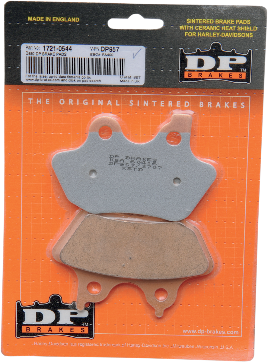 Dp Brakes Sintered Metal Buell Front/Rear Brake Pad Set for 2005-2007 Harley FXD