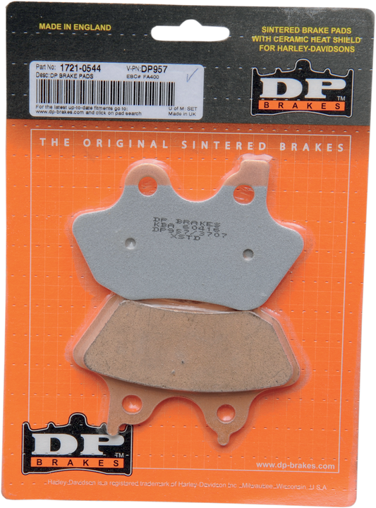 Dp Brakes Sintered Metal Buell Front/Rear Brake Pad Set for 2005-2007 Harley FXD