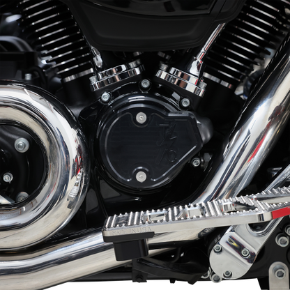Thrashin Supply Smooth Black Cam Cover for 2023-2024 Harley Touring TSC-3028-1