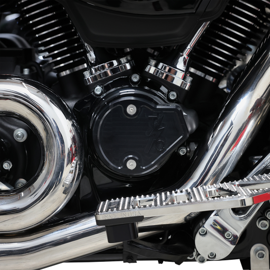 Thrashin Supply Smooth Black Cam Cover for 2023-2024 Harley Touring TSC-3028-1