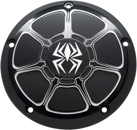 Rekluse Gloss Black 5 Hold Derby Cover for 2004-2022 Harley Sportster XL XLL XLN