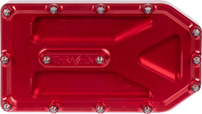Thrashin Supply Red Aggressor Brake Pedal Pad for 1999-2025 Harley Touring FLHX