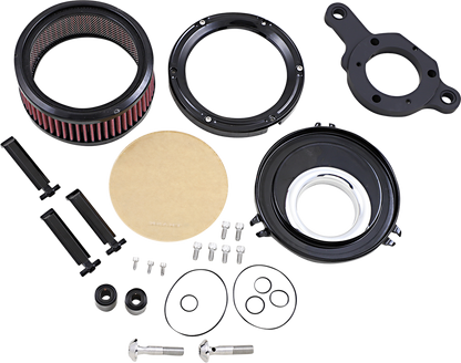Trask Assault Charge High-Flow Gloss Black Air Cleaner for 2017-2023 Harley M8