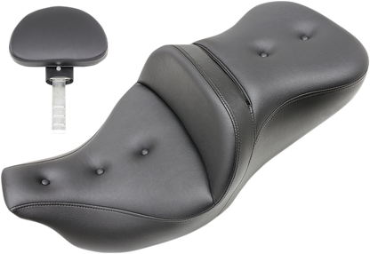 Saddlemen Roadsofa Pillow Seat with Backrest for 2009-2023 Harley Tri Glide