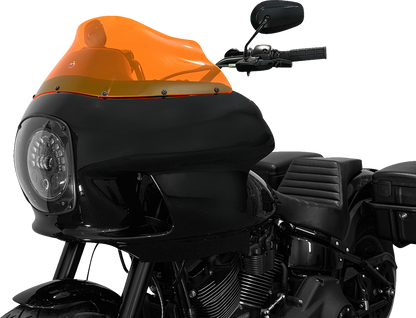 Klock Werks Kolor Flare 9" Orange Ice Windshield fits Harley FXRP Style Fairing