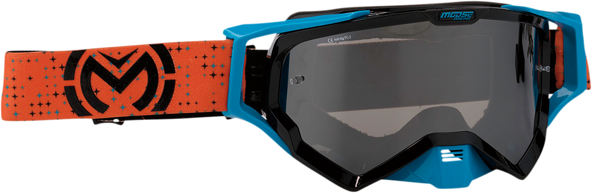 Moose Racing XCR Pro Stars Unisex ATV MX Dirt Bike Riding Motocross Goggles