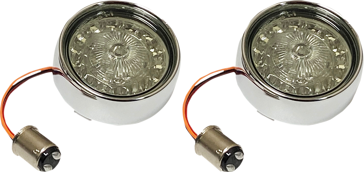 Custom Dynamics Red Rear LED Turn Signal Inserts 2007-2024 Harley Softail Models
