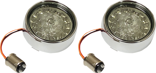 Custom Dynamics Red Rear LED Turn Signal Inserts 2007-2024 Harley Softail Models