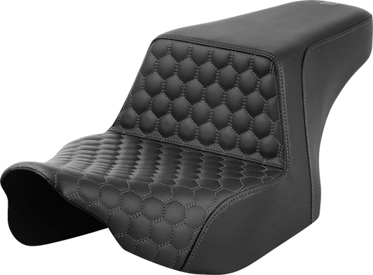 Saddlemen Step Up Gray Honeycomb Gelcore Seat fits 2023-2025 Harley Touring FLHX