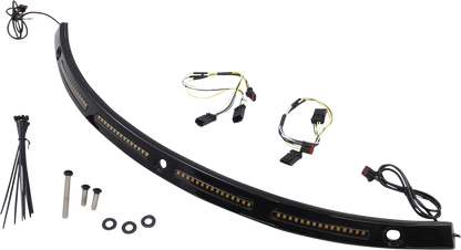 Custom Dynamics LED Batwing Fairing Windshield Trim 2014-2024 Harley Touring