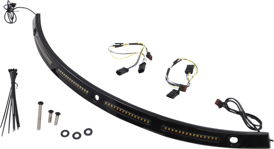 Custom Dynamics LED Batwing Fairing Windshield Trim 2014-2024 Harley Touring