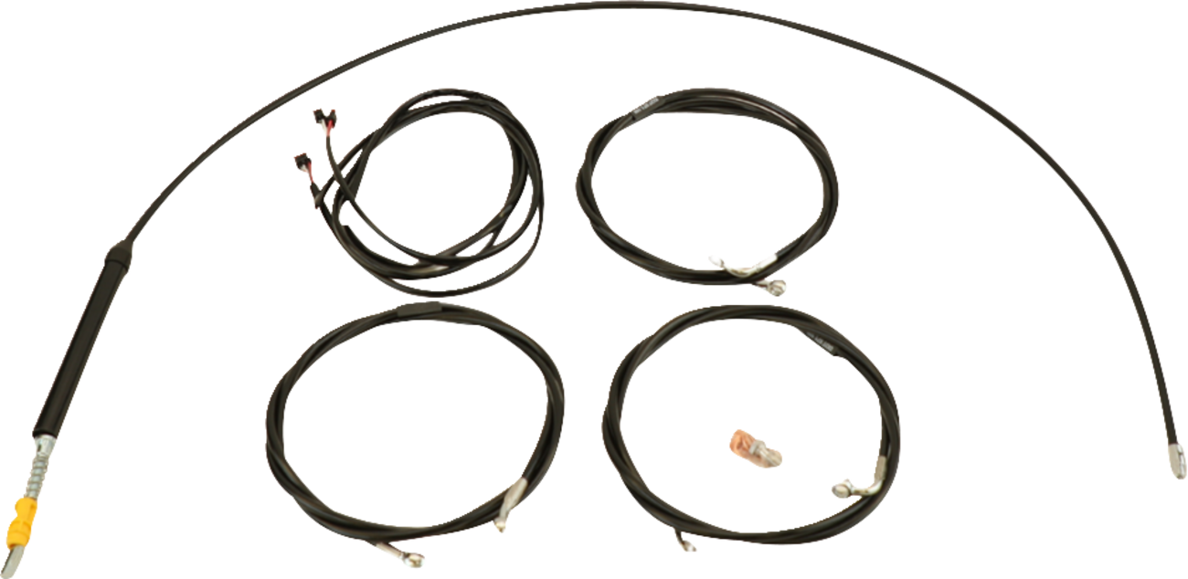 La Choppers Complete Stock Handlebar Cable Wire Kit for 2023-2026 Harley Touring