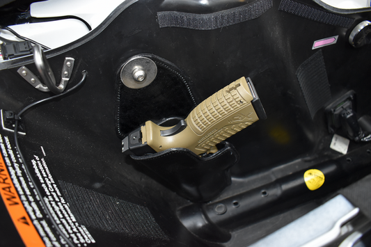 RickRak Large Gun Holster for Left Side Harley Davidson Hard Touring Saddlebag