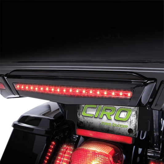 Ciro Black Rear Red LED Center Taillight 2014-2020 Harley Touring FLHTCU FLHTK