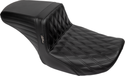 Le Pera Kickflip Diamond Stitch Seat fits 2023-2025 Harley Touring FLTR FLHX