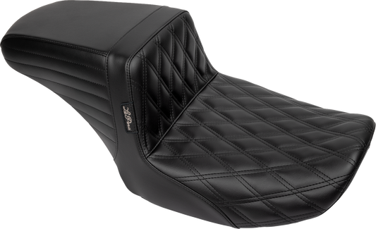Le Pera Kickflip Diamond Stitch Seat fits 2023-2025 Harley Touring FLTR FLHX