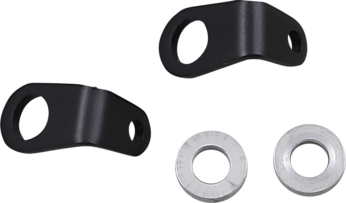 Custom Dynamics Micro Bullet Turn Signal L Mounting Brackets for Harley Davidson