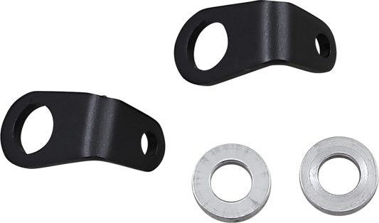 Custom Dynamics Micro Bullet Turn Signal L Mounting Brackets for Harley Davidson