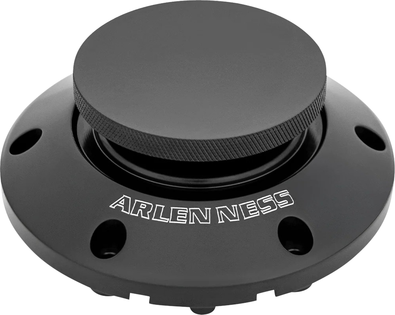 Arlen Ness Black Pop Up Gas Fuel Cap fits 2023-2026 Harley Street Road Glide M8