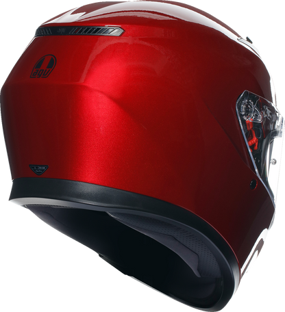 AGV K3 Mono Competizione Red Unisex Adult Motorcycle Street Full Face Helmet