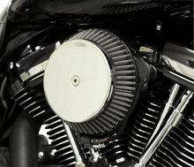 La Choppers Chrome Round Air Cleaner Filter Kit 2017-2022 Harley M8 Touring FLHX