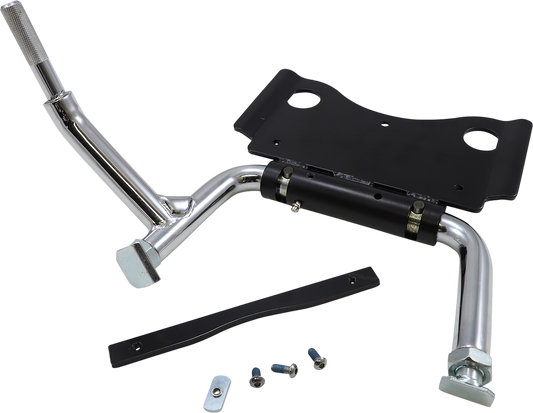 Drag Specialties Chrome Steel Center Kickstand Kit for 2009-2024 Harley Touring