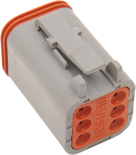 Namz Deutsch Receptacle DT Sealed Connector Component 6 Pin for Harley Davidson