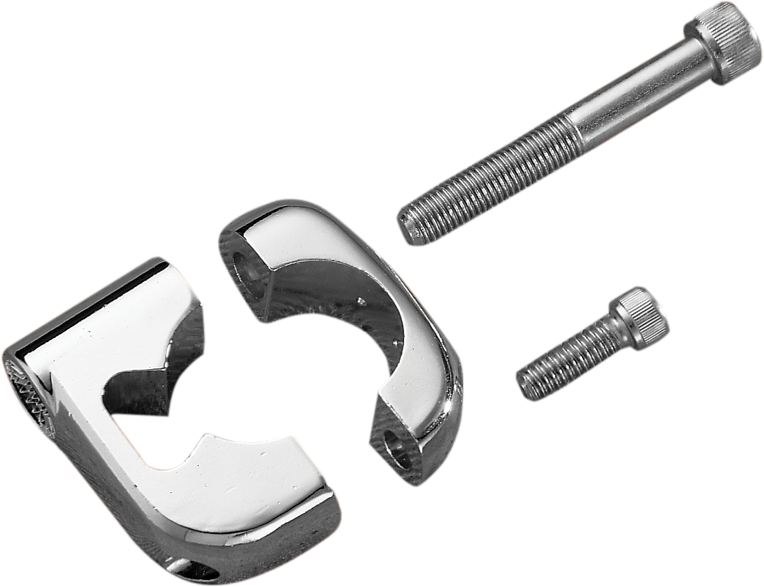 Chris Products Chrome 1" Handlebar Turn Signal Clamp fits 1982-2001 Harley