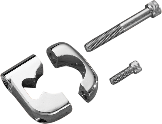 Chris Products Chrome 1" Handlebar Turn Signal Clamp fits 1982-2001 Harley