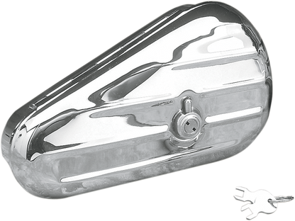 Drag Specialties Right Chrome Teardrop Toolbox Harley Touring Sportster Dyna