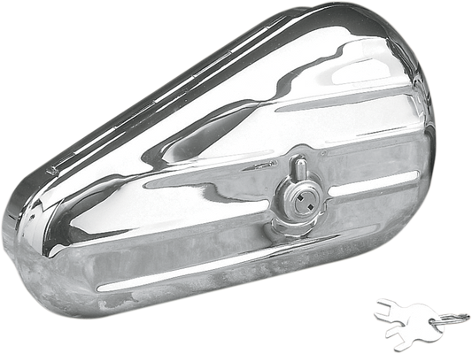 Drag Specialties Right Chrome Teardrop Toolbox Harley Touring Sportster Dyna