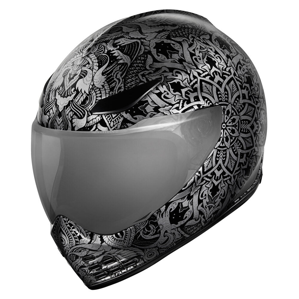 Icon Domain Gravitas Unisex Adult Motorcycle Street Riding Full Face Helmet