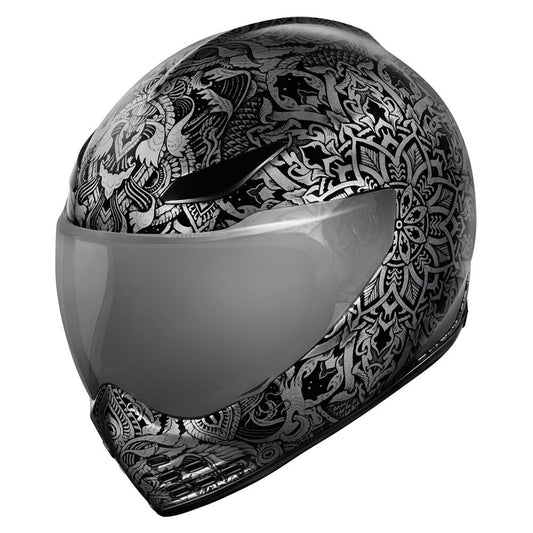 Icon Domain Gravitas Unisex Adult Motorcycle Street Riding Full Face Helmet