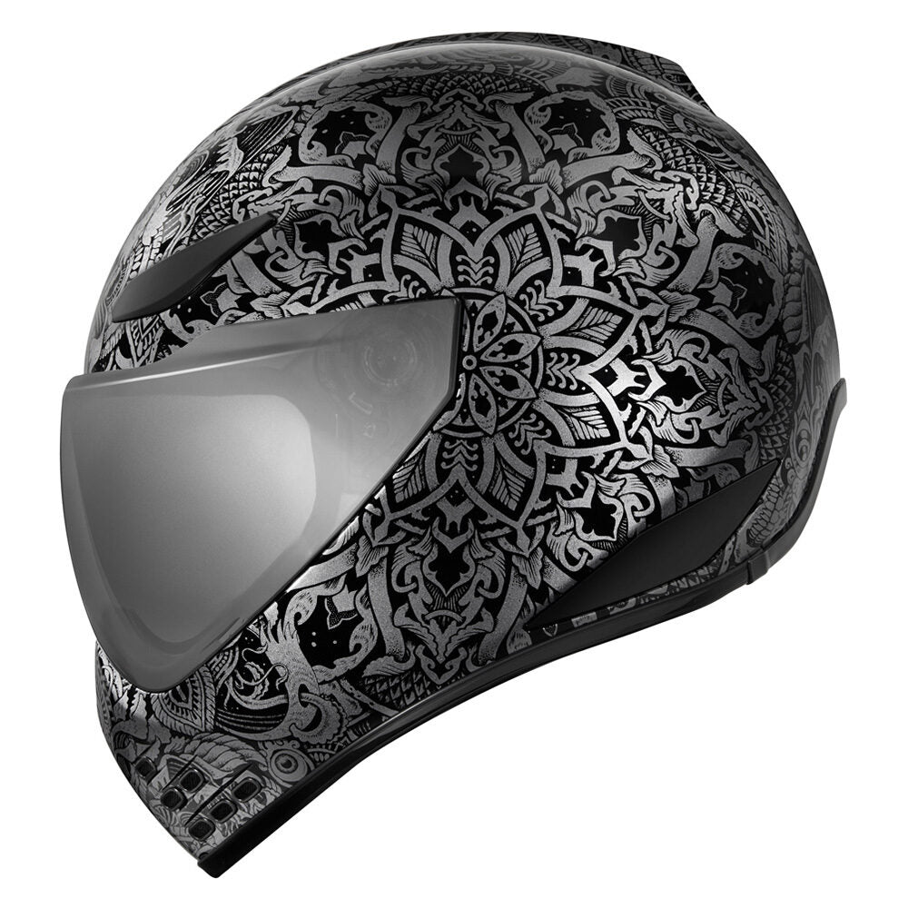 Icon Domain Gravitas Unisex Adult Motorcycle Street Riding Full Face Helmet