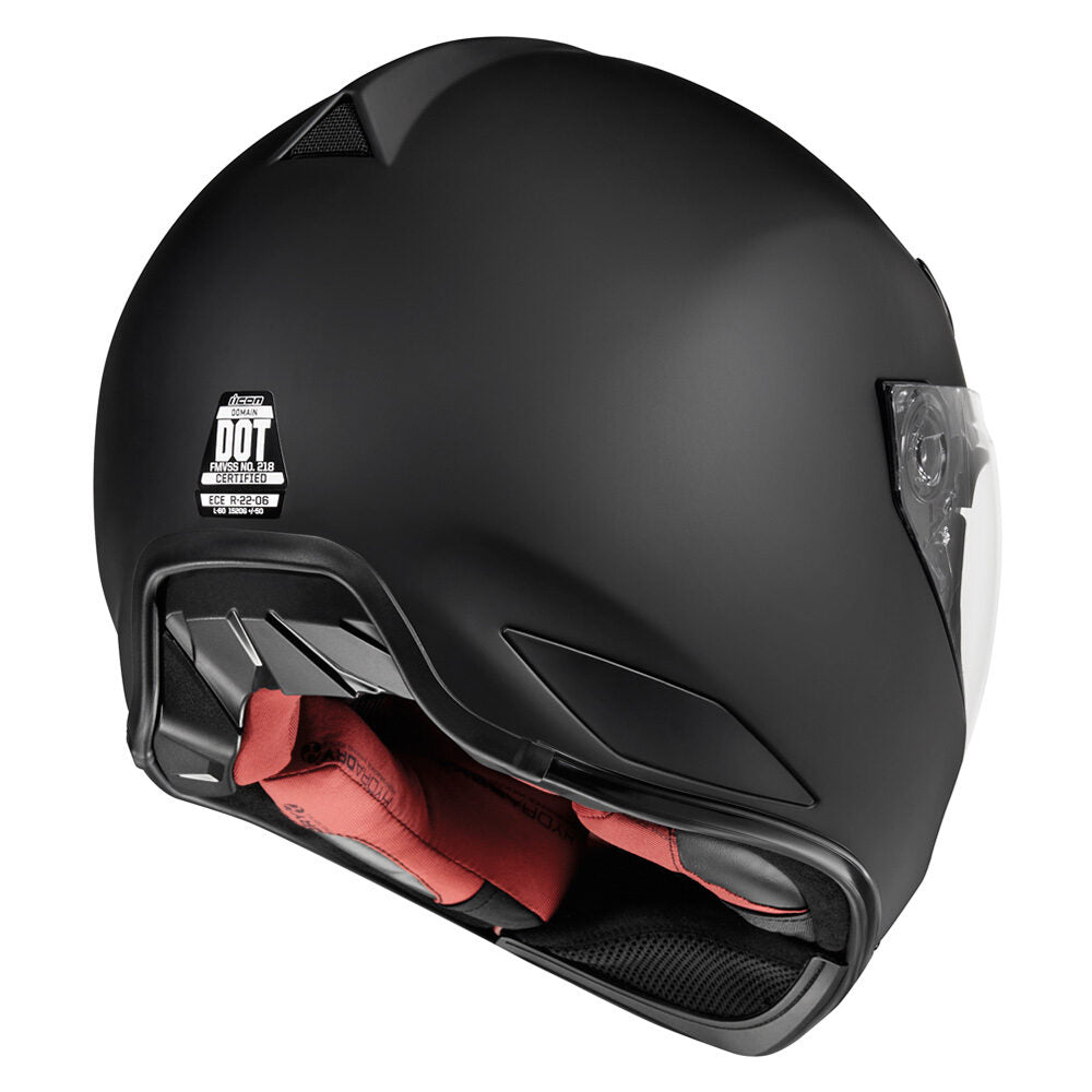 Icon Domain Rubatone Unisex Adult Motorcycle Street Riding Full Face Helmet