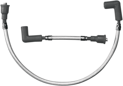 Magnum 20-1/4" Chrome 8mm Spark Plug Wires 99-08 Harley Touring FLHR FLTR FLHX