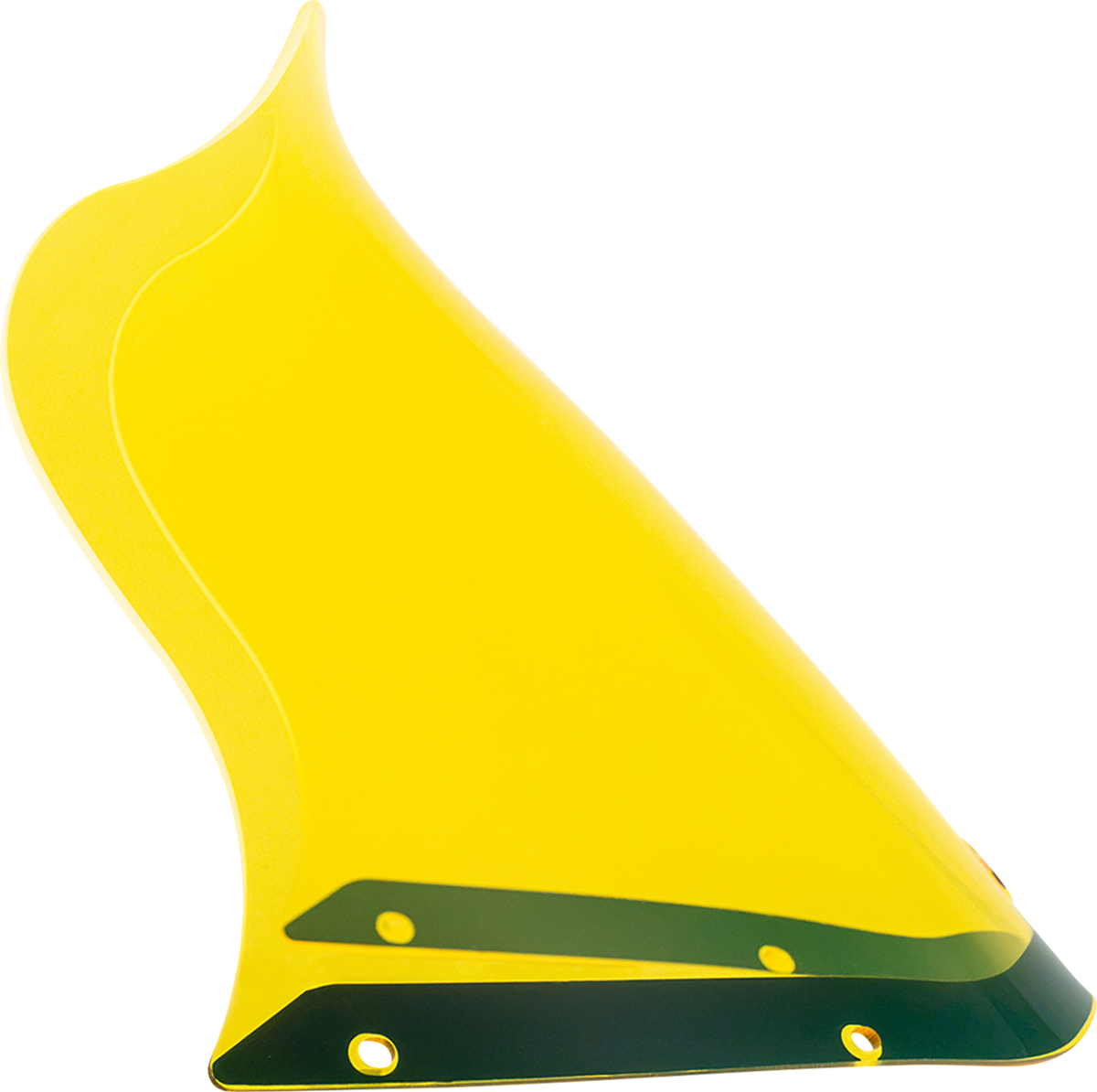 Klock Werks Flare 12.5" Yellow Ice Windshield fits Saddlemen S-RT Mini Fairing