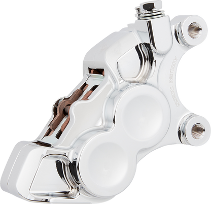Arlen Ness Chrome 4-Piston Front Right Brake Caliper fits 2006-2025 Harley 11.8"